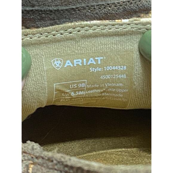 Ariat Ladies Blanket Aztec Print Metallic Bronze Slip On Cruiser 10044528 9B - Picture 5 of 6